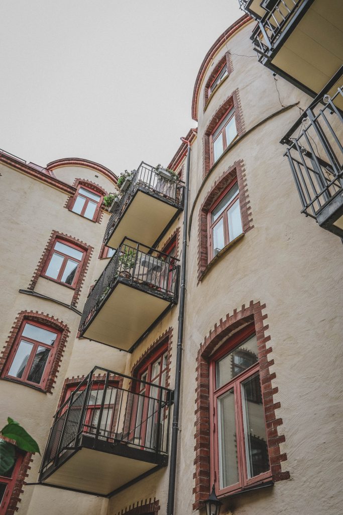 Innergård, fasad söder